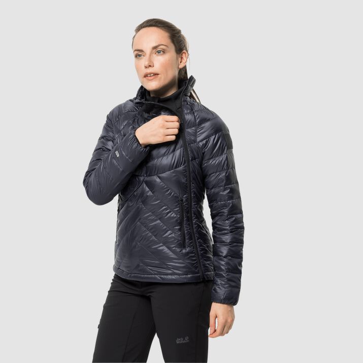 Chamarra Pluma Jack Wolfskin Athletic Mujer Azul Marino Mexico-6892415